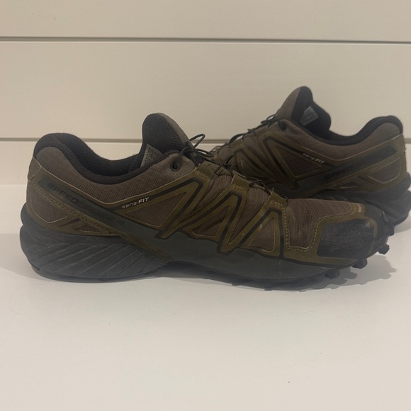 Salomon Men's Athletic Shoes - Dark Green and Black - Picture 5 of 8